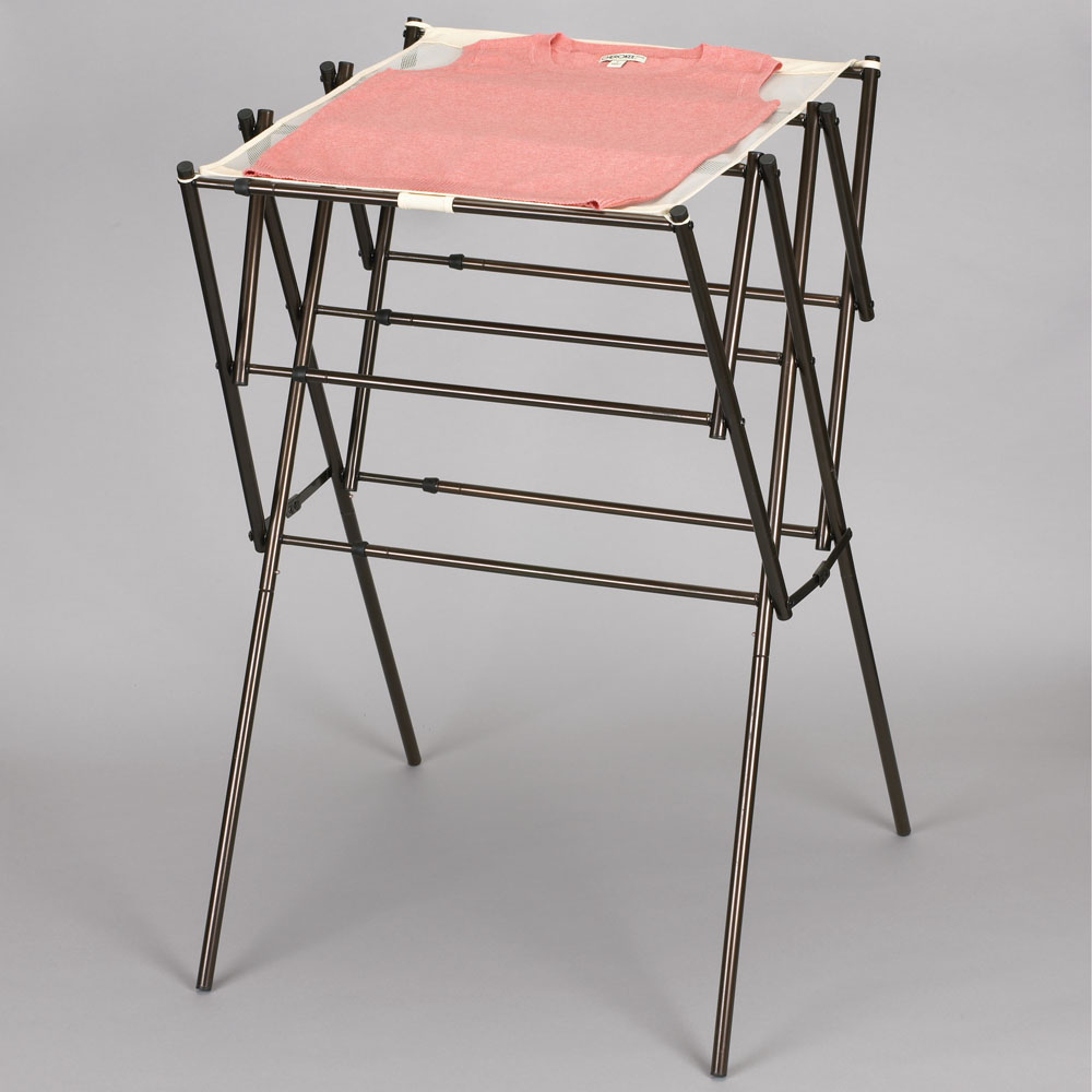 Household Essentials Indoor Clothes Dryer Expanding Top Drying Rack